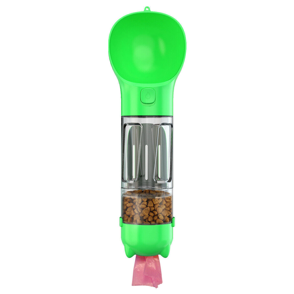 Portable Pet Water Bottle Dog Travel Bowl Dispenser Waste Disposal Bags Outdoor