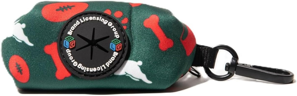 South Sydney Official Rabbitohs NRL Pet Poop Bag, Biodegradable and Strong Waste Bags, Team Colours and Logo, Convenient Pack for Dog Walks, Essential Rabbitohs Fan Accessory for Pet Owners