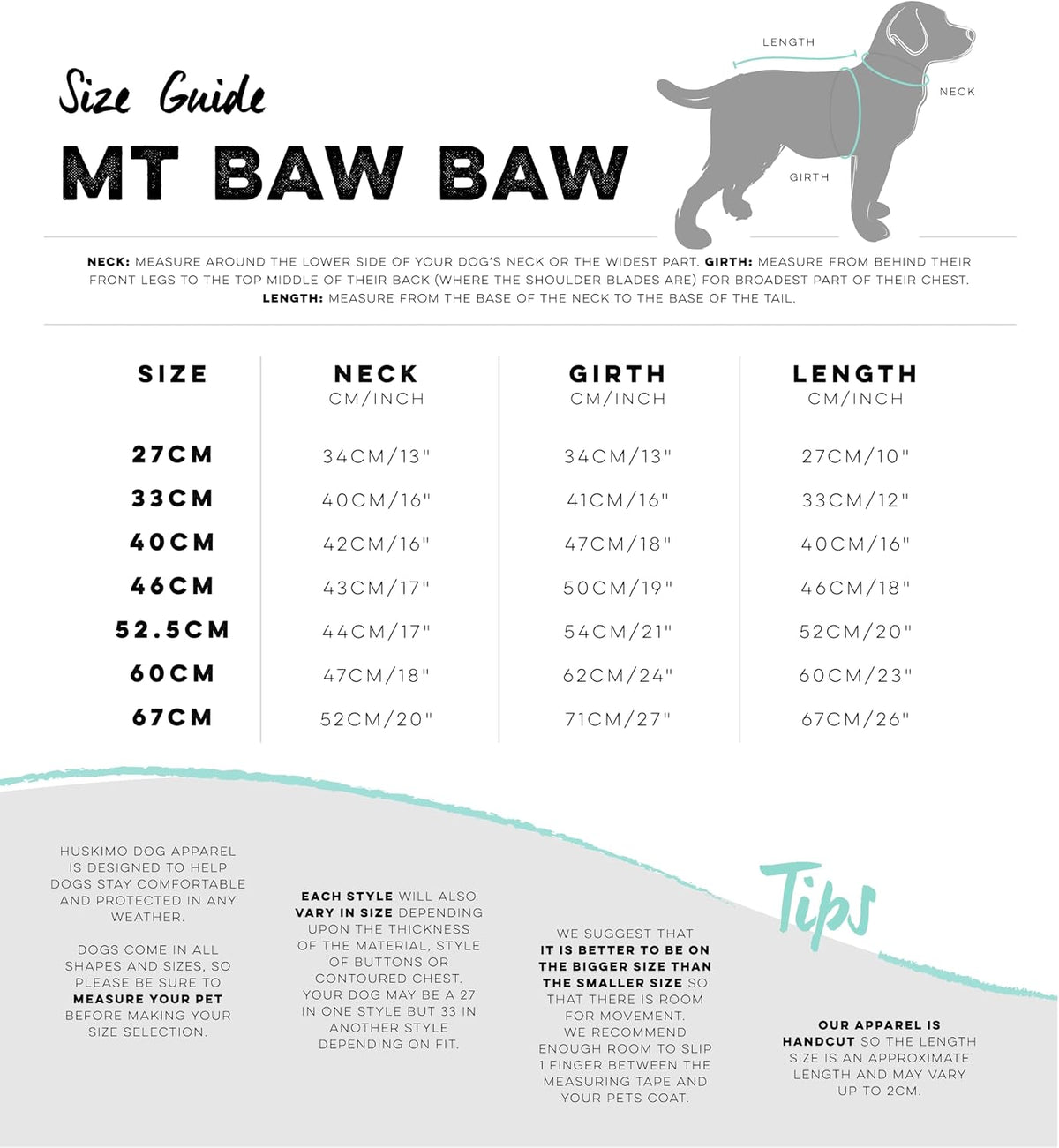 Mt Baw Baw Dog Hoodie, Mustard, 27Cm