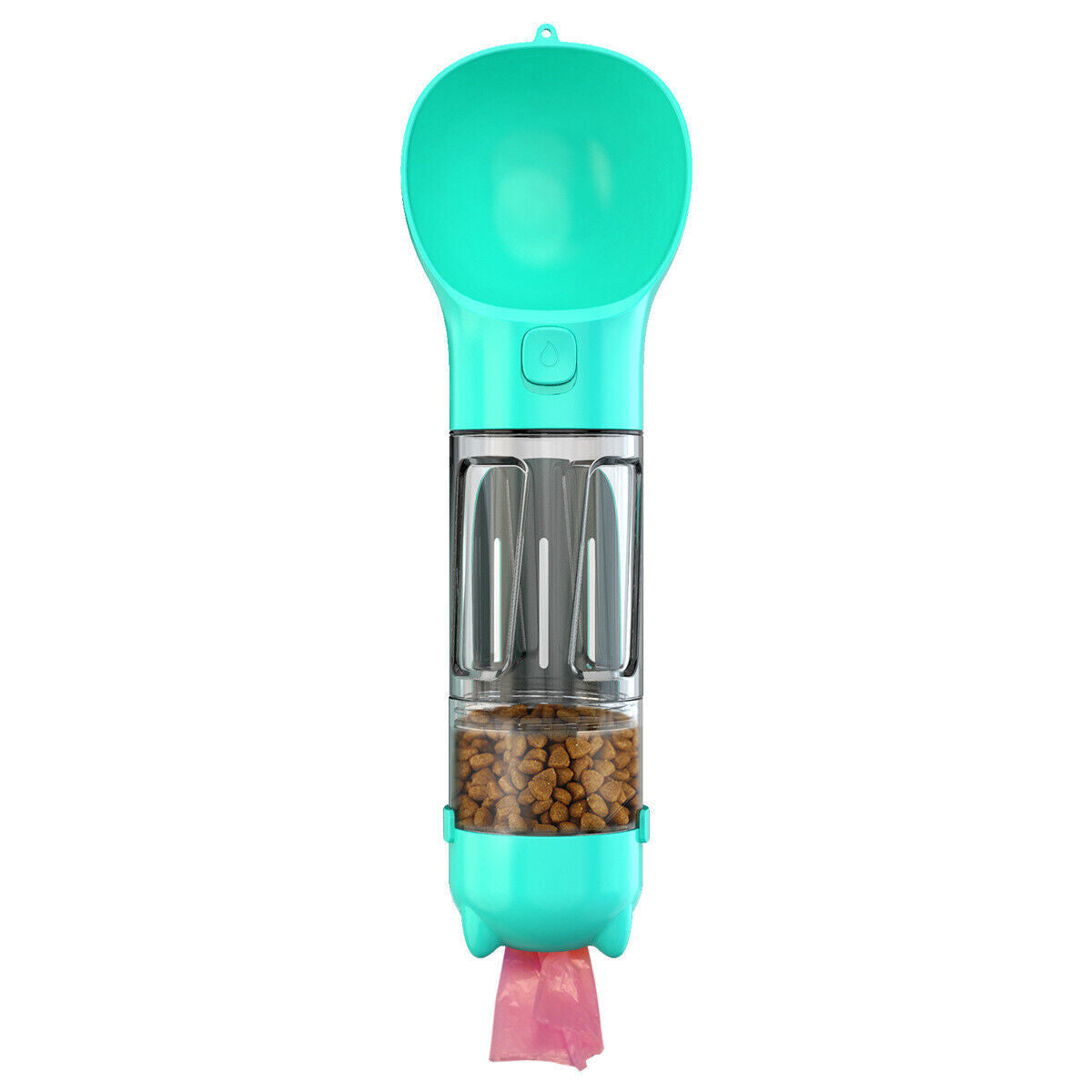 Portable Pet Water Bottle Dog Travel Bowl Dispenser Waste Disposal Bags Outdoor