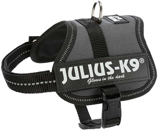 162ANT-BB2 K9 Powerharness for Dogs, Size Baby 2, Anthracite