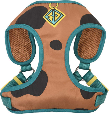 Scooby-Doo Warner Brothers Dog Harness | Soft and Comfortable Medium Dog Harness | Scooby Doo Dog Harness No Pull Tan and Blue Dog Harness | Cute Dog Harnesses for Medium Dogs